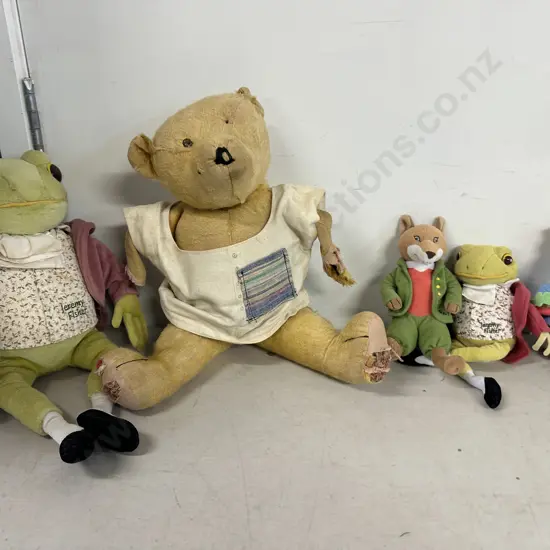 Selection Of Plush Toys Including Teddy Bear