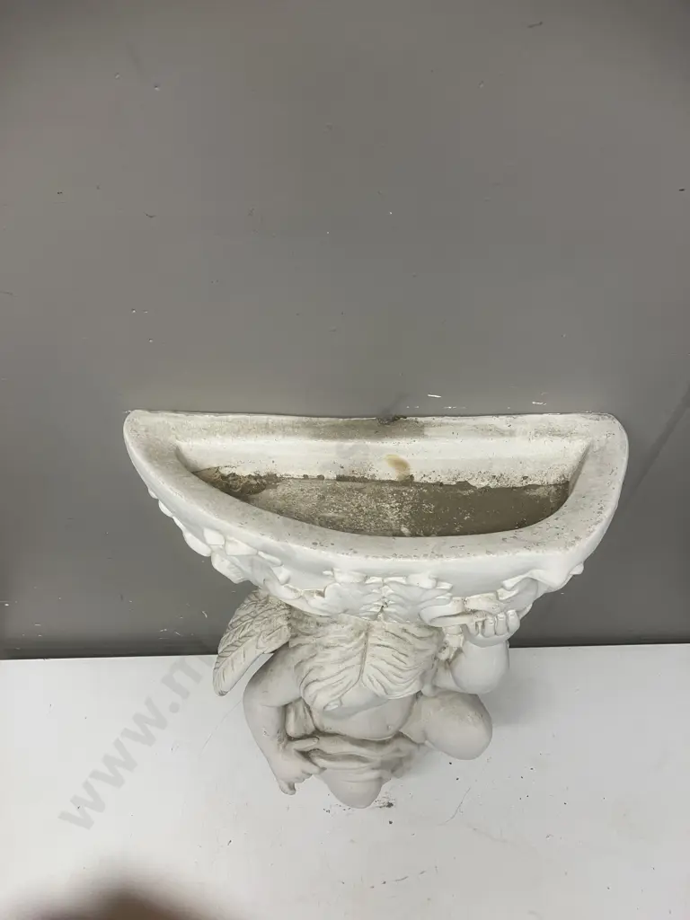 Cherub Wall Pocket. H59cm Image 1++