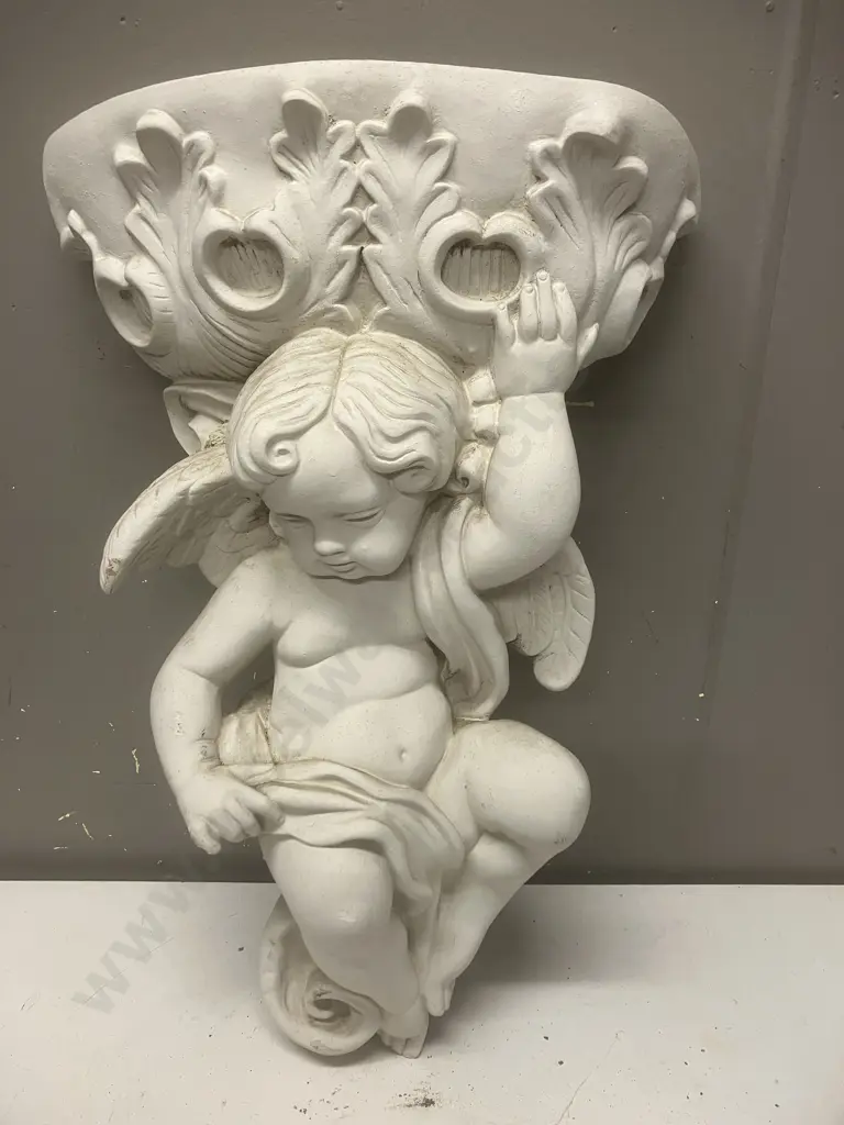 Cherub Wall Pocket. H59cm Image 1++