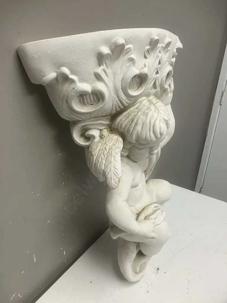 Cherub Wall Pocket. H59cm Image 1++
