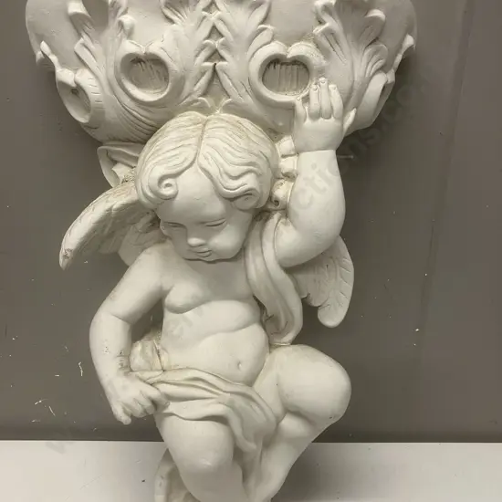 Cherub Wall Pocket. H59cm