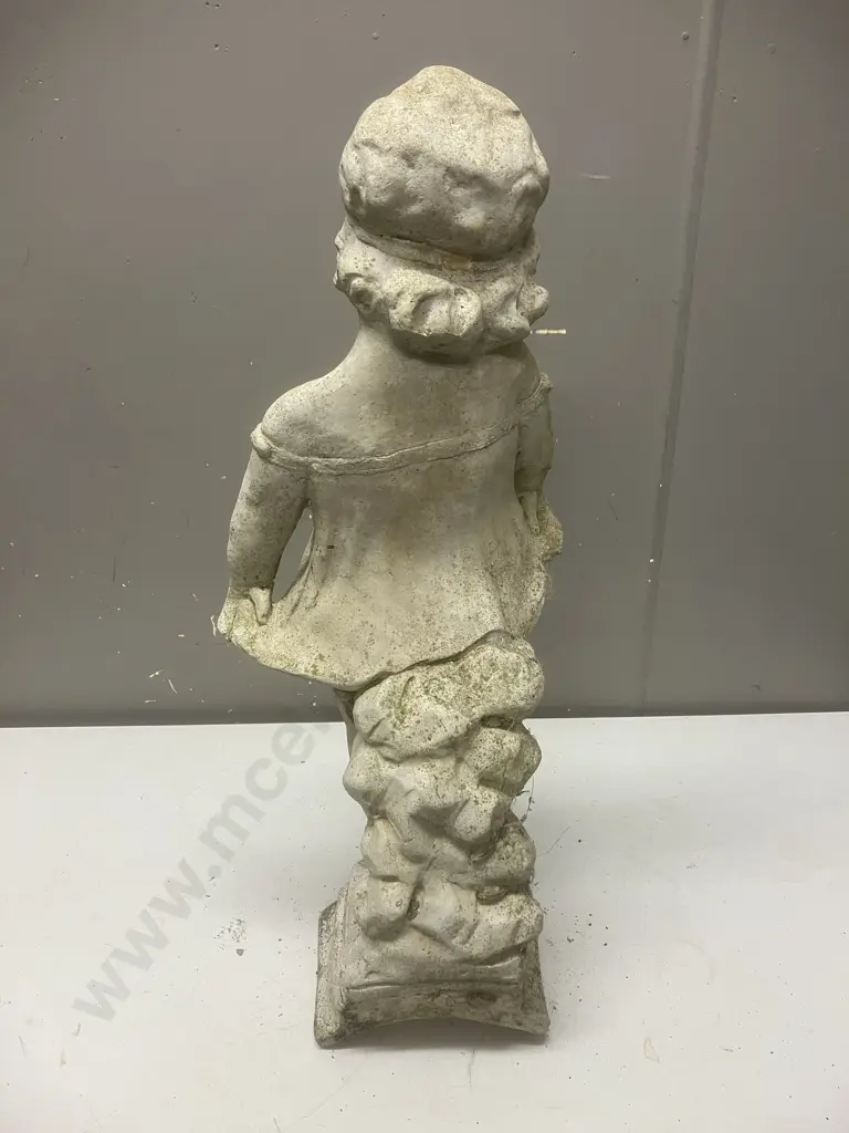Concrete Girl Statue. H58cm Image 1++