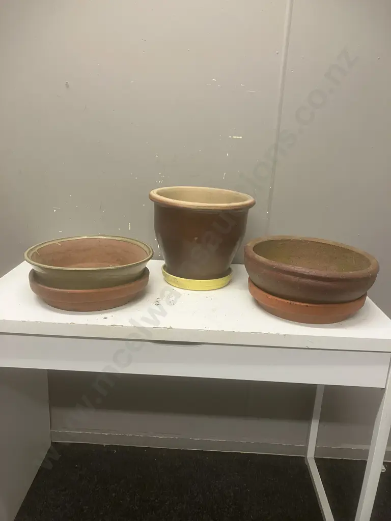 Three Garden Pots / Planters Image 1++