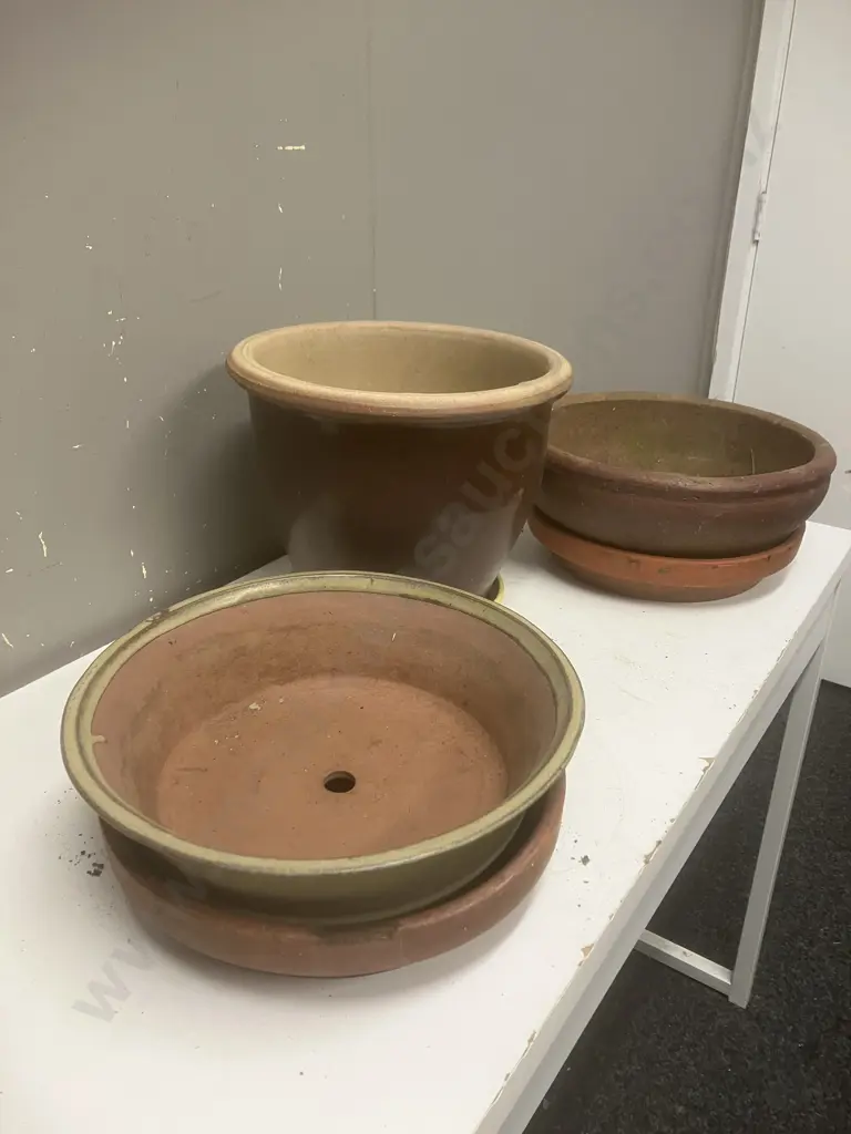 Three Garden Pots / Planters Image 1++
