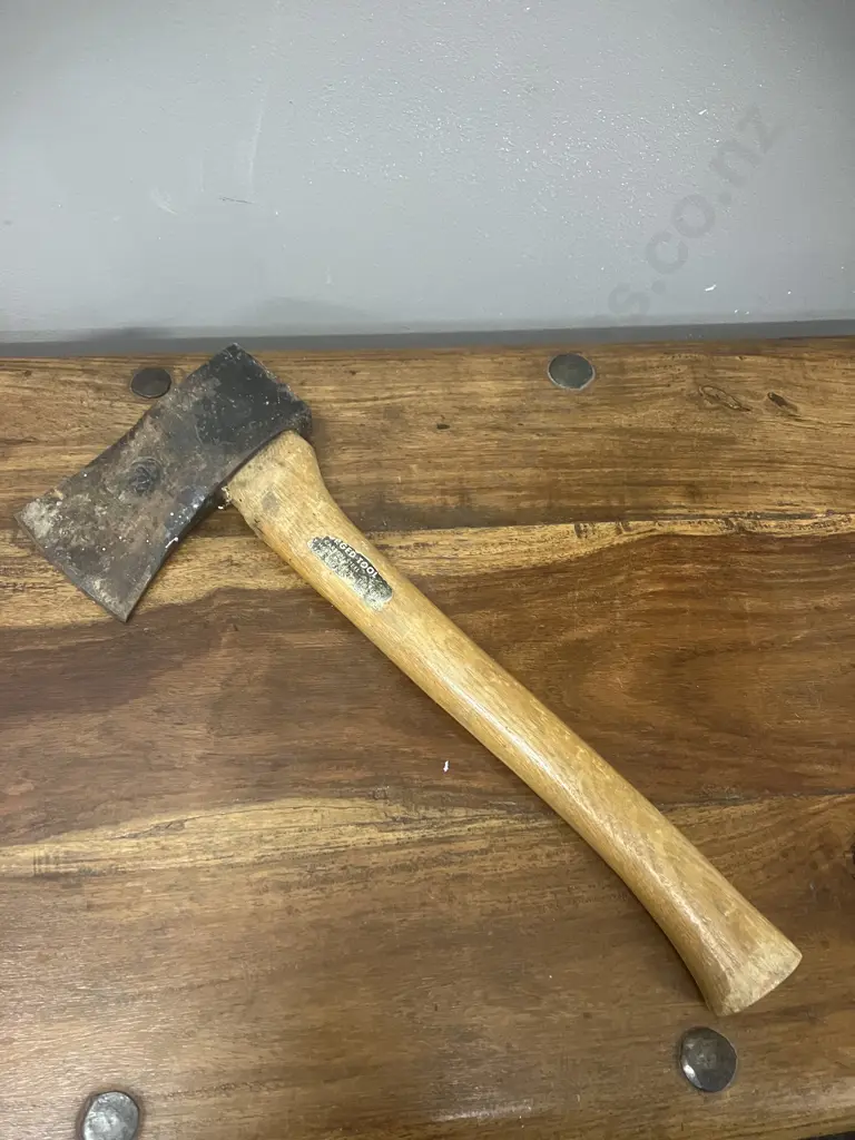 Vintage Forged 1-1/2 Lb Single Bit Axe Hatchet - L80cm Image 1++