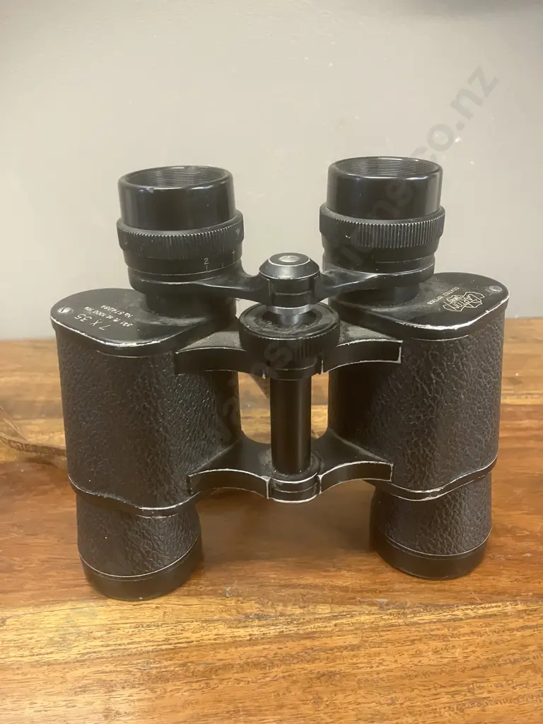 Vintage Carton Japanese Binoculars 7 x 35, Coated Optics #574284 Image 1++