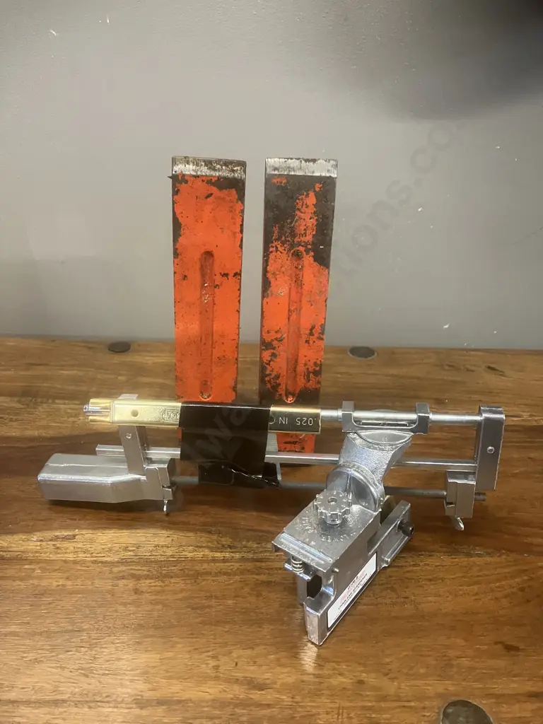 Granberg File-N-Joint G106B Bar Mounted File Guide System & Pair of Atlas Trade 3lb Orange Splitting Wedges Image 1++