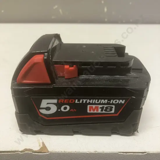 Milwaukee 5.0Ah Red Lithium-Ion M18 Battery