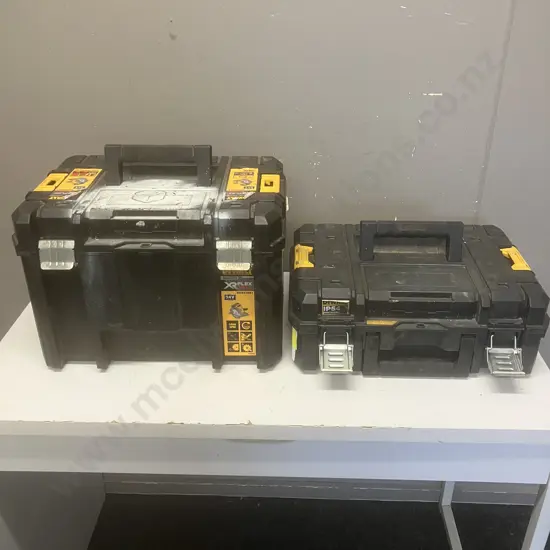 DeWalt Plastic Tool Boxes x 2
