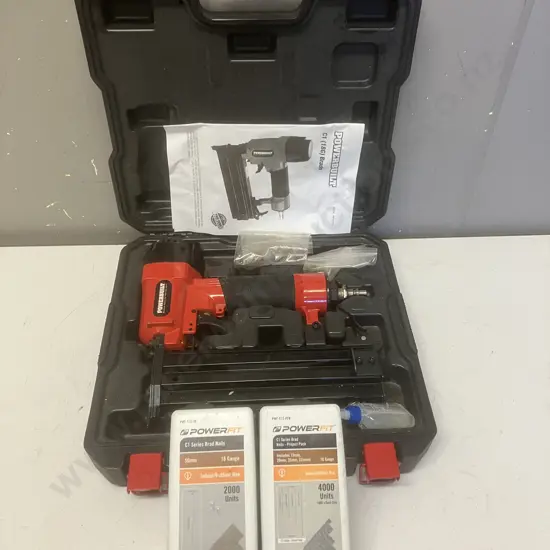Powerbuilt C1 (18G) Brad Nailer In Case