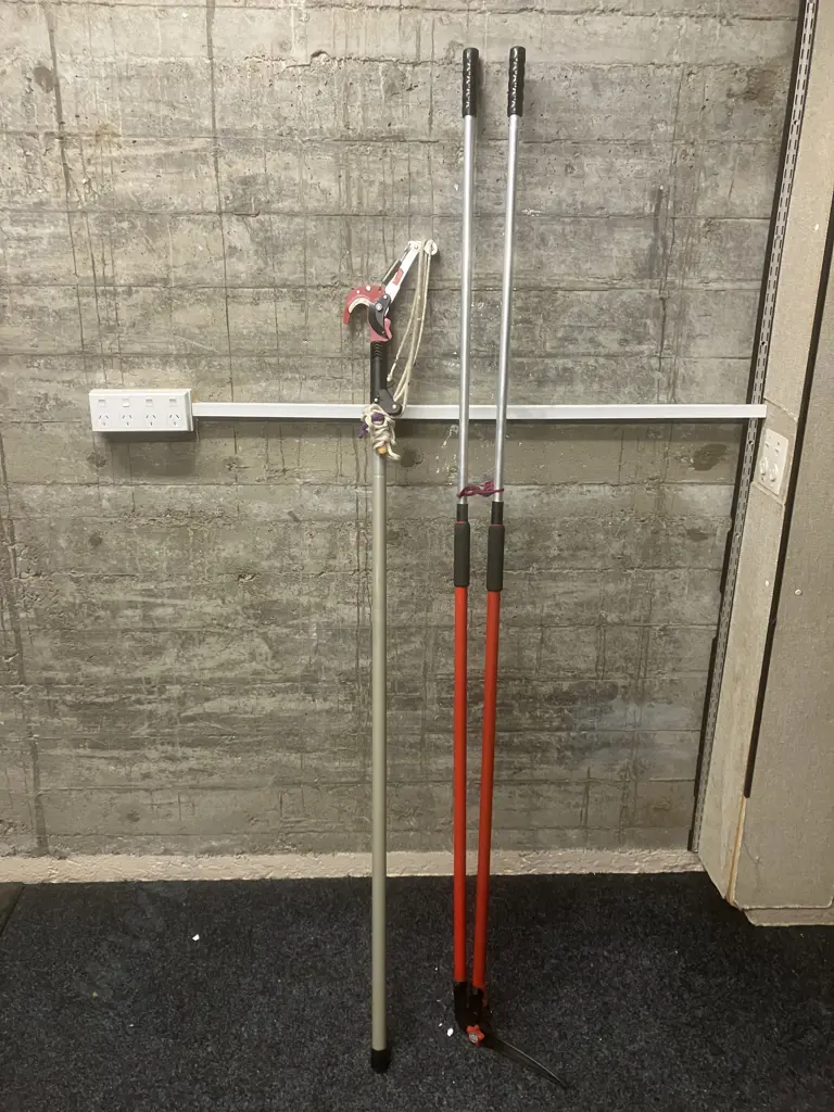 Eden Heavy Duty Steel Pole Pruner & pair of 188cm Loppers Image 1++