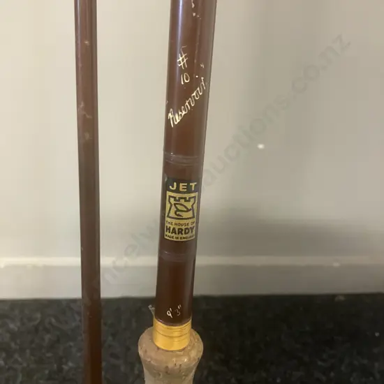 Vintage Hardy Jet Reservoir #10 Fly Rod Made In England - 9'3" 2 Piece (With Date Stamp)