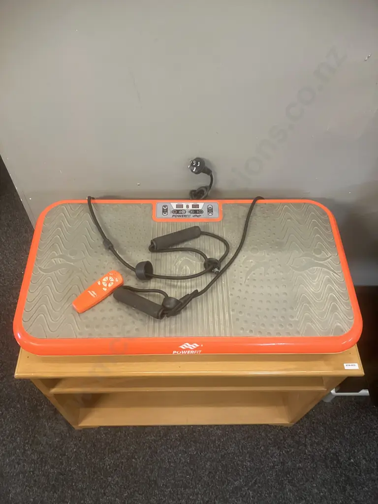 Powerfit E380 Vibrating Platform Gym/Exercise Machine With Remote Control Image 1++