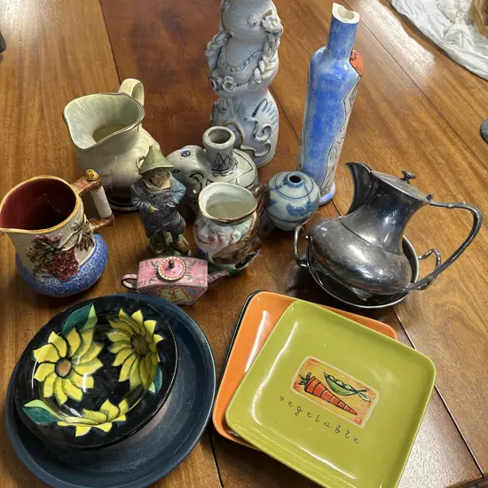 Assorted China & Pottery Items (as found)