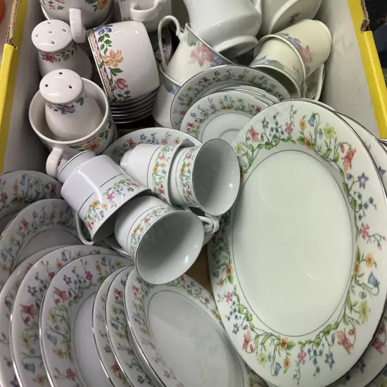 Assorted China Dinnerware Including Crown Ming Etc
