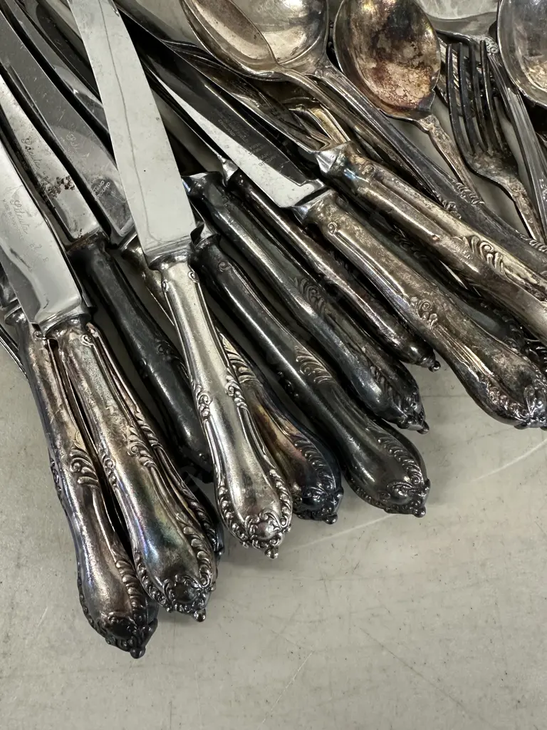 Selection Of Silverware Cutlery Items Including Rodd  Image 1++
