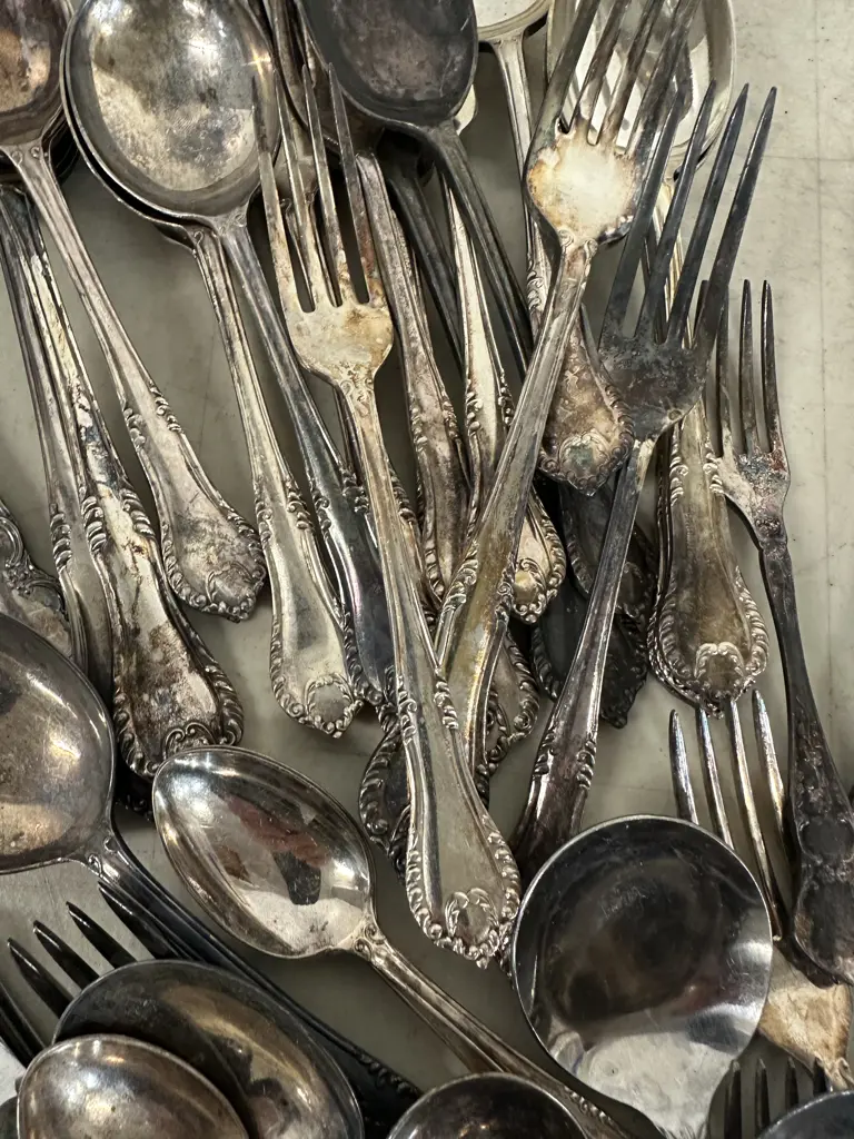 Selection Of Silverware Cutlery Items Including Rodd  Image 1++