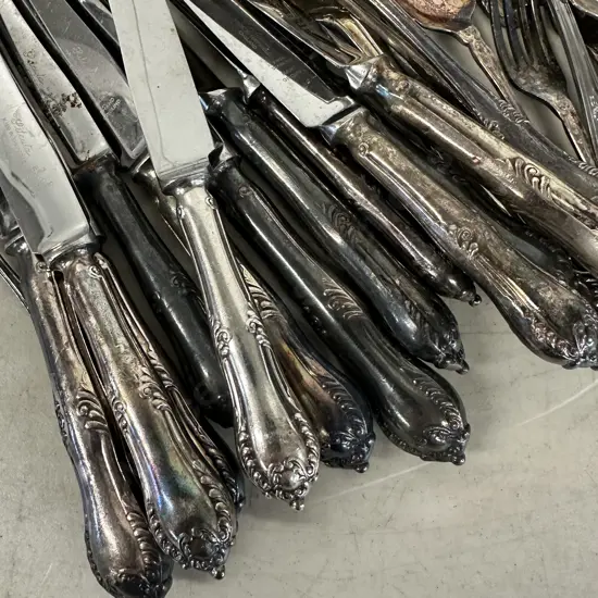 Selection Of Silverware Cutlery Items Including Rodd 