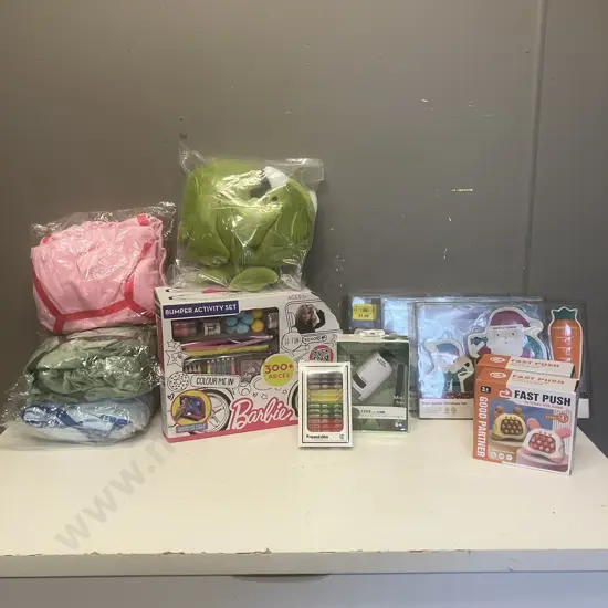 Box Lot - Barbie Activity Set, Games Etc