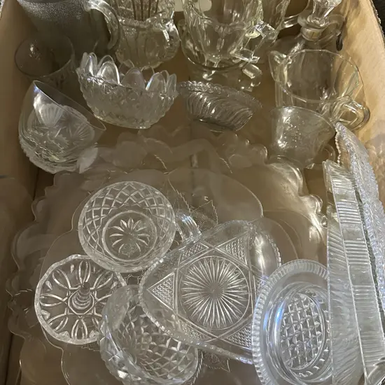 Assorted Vintage Glassware