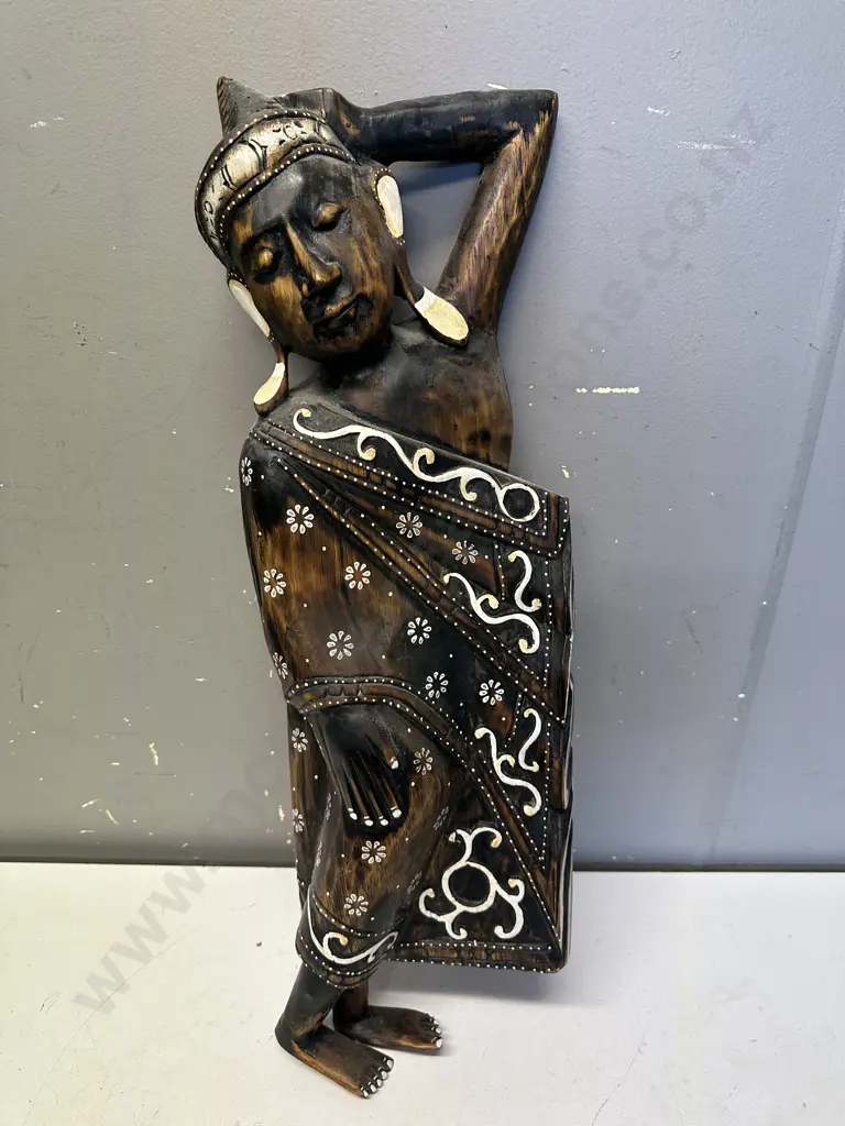 Vintage Wooden Wall Art H60cm. Image 1++