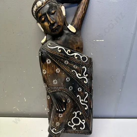 Vintage Wooden Wall Art H60cm.