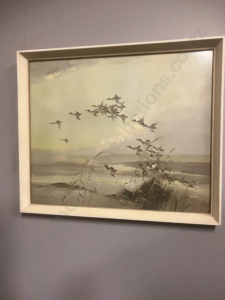 'Wild Alarm' Vintage Vernon Ward Framed Print 1946. 49 x 58cm Image 1++