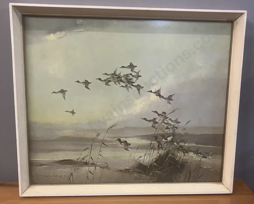 'Wild Alarm' Vintage Vernon Ward Framed Print 1946. 49 x 58cm Image 1++