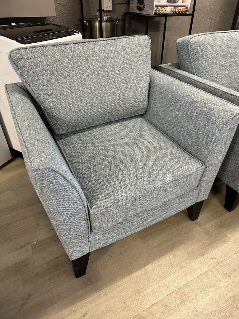 Danske Mobler Lounge Suite Two Seater Sofa & Two Chairs Loft Duck Egg Coloured Upholstery Image 1++