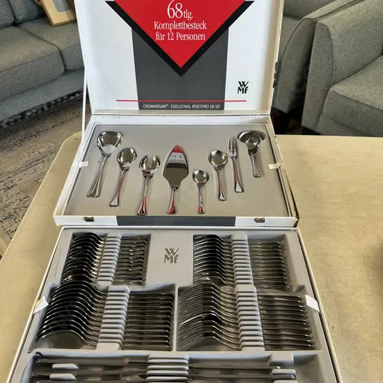 Wurttembergische Metallwarenfabrik (WMF) 68 Piece Stainless Steel Flatware