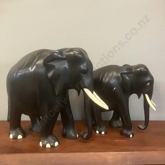 Pair of Elephant Ornaments