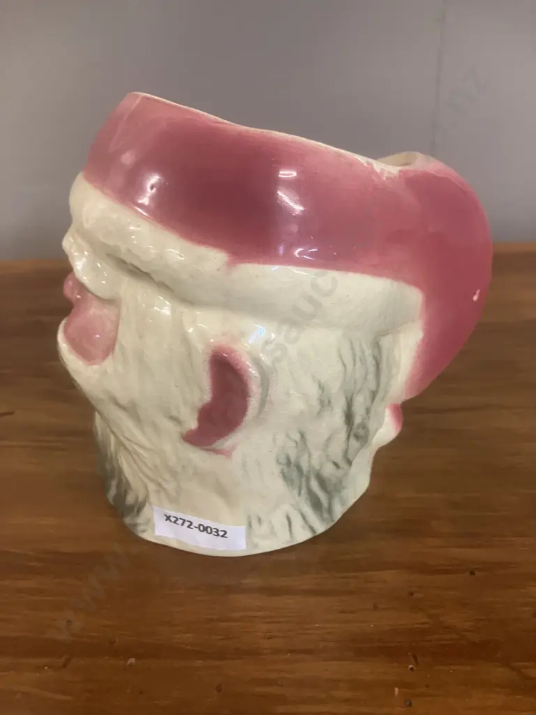 Vintage Crown Lynn Santa Claus Character Jug, 431 Indented To Base, (1942-1957) H14cm Image 1++