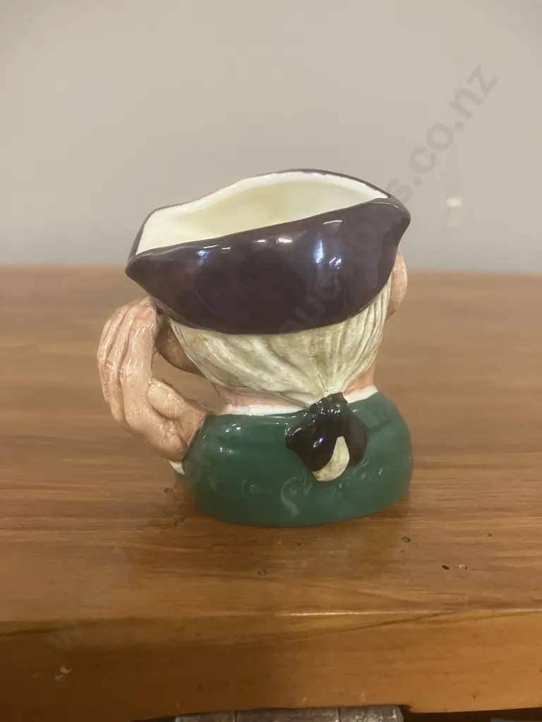Rare Royal Doulton Miniature Character Jug 'Ard of 'Earing D6594 - Only Issued From 1964 to 1967. H6.5cm Image 1++