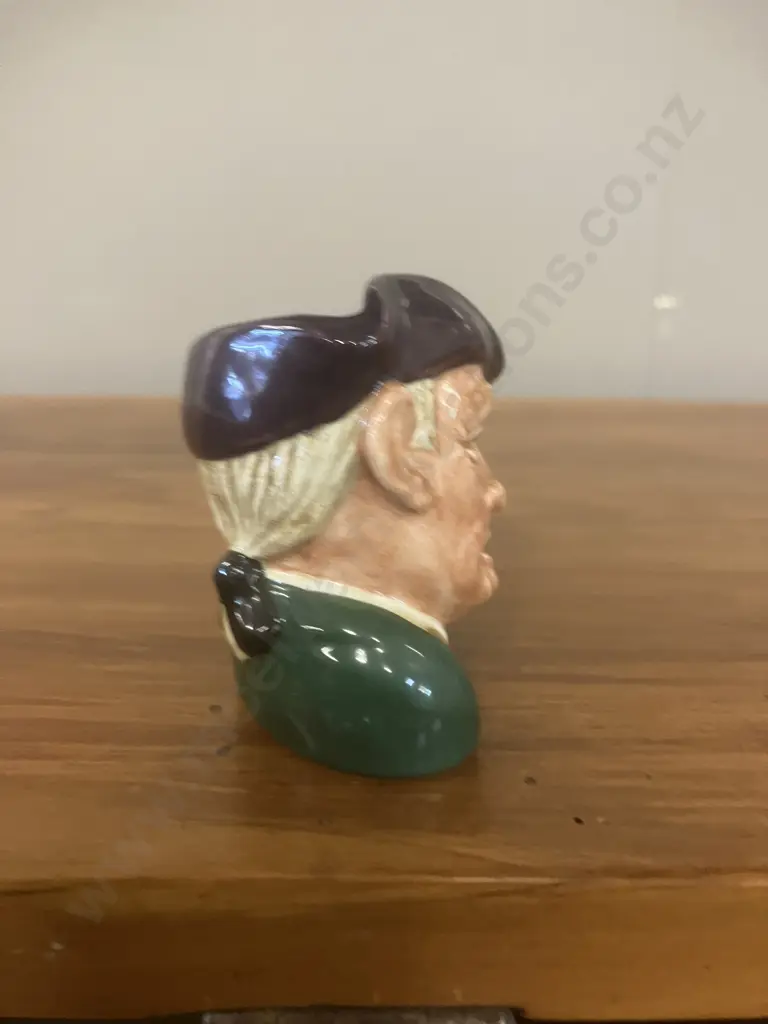 Rare Royal Doulton Miniature Character Jug 'Ard of 'Earing D6594 - Only Issued From 1964 to 1967. H6.5cm Image 1++