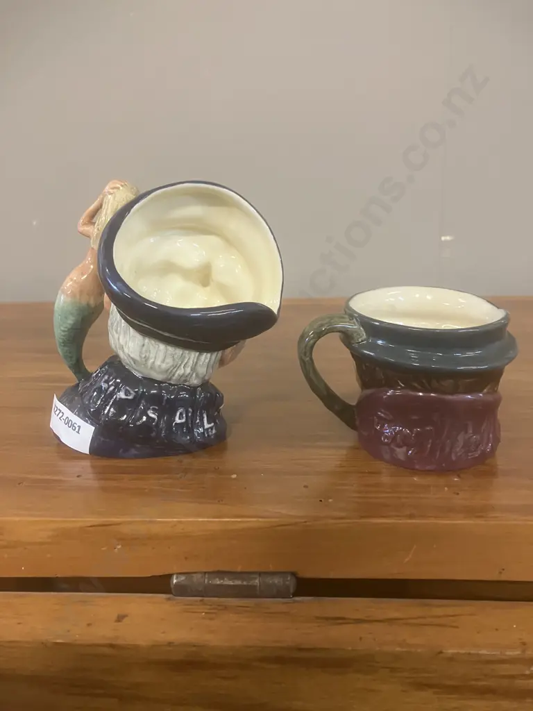 Royal Doulton Old Salt Character Jug D6554 &  'Tony Weller' Mini-Mug Image 1++
