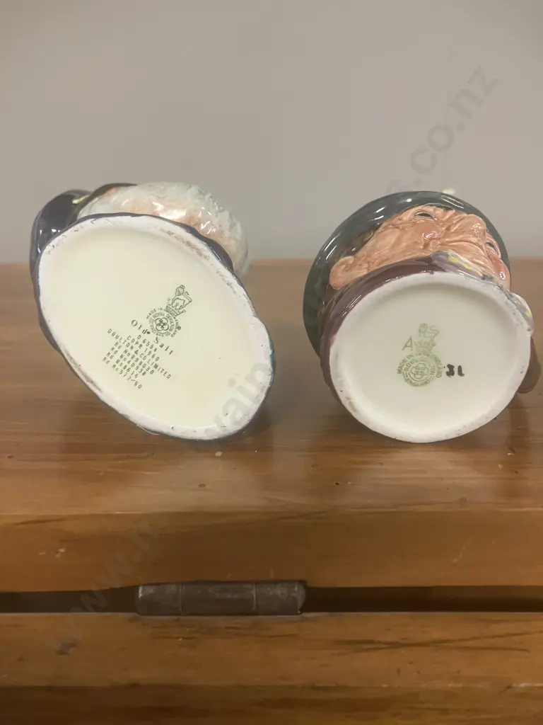 Royal Doulton Old Salt Character Jug D6554 &  'Tony Weller' Mini-Mug Image 1++