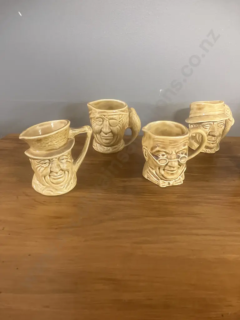 Lot of 12 Vintage Lancaster Sandland Staffordshire Character Toby Jugs (1 x AF) Image 1++