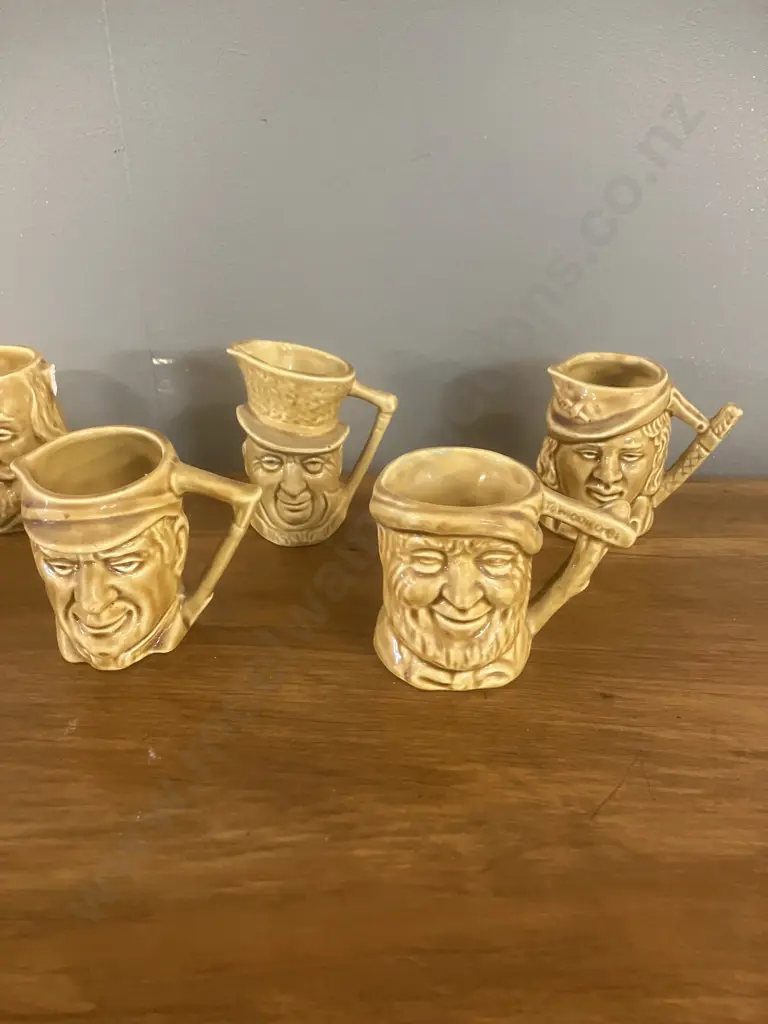Lot of 12 Vintage Lancaster Sandland Staffordshire Character Toby Jugs (1 x AF) Image 1++