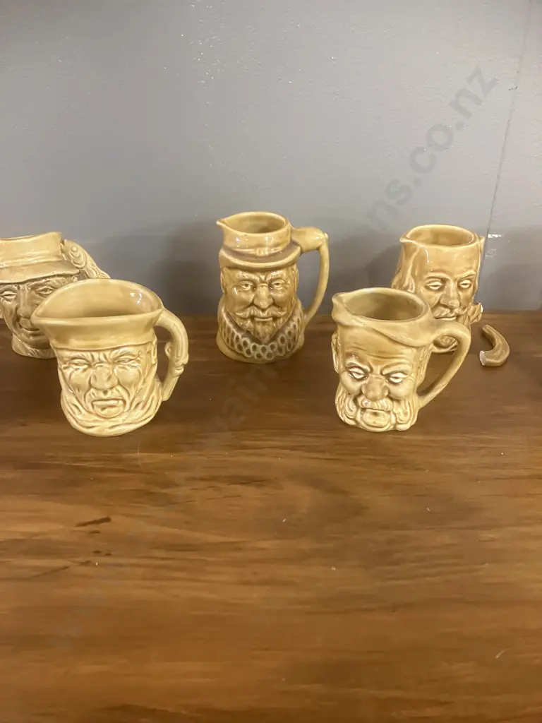 Lot of 12 Vintage Lancaster Sandland Staffordshire Character Toby Jugs (1 x AF) Image 1++