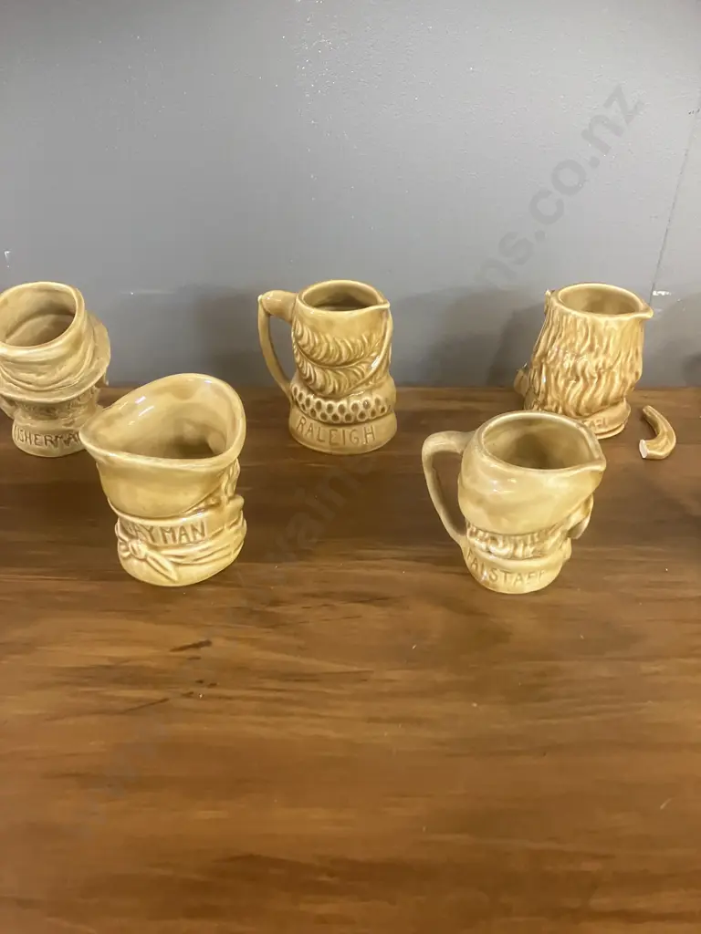 Lot of 12 Vintage Lancaster Sandland Staffordshire Character Toby Jugs (1 x AF) Image 1++