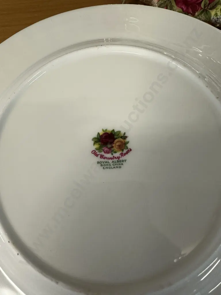 Royal Albert Old Country Roses Bone China Side Plates x6 Made In England 1962-1973 Image 1++