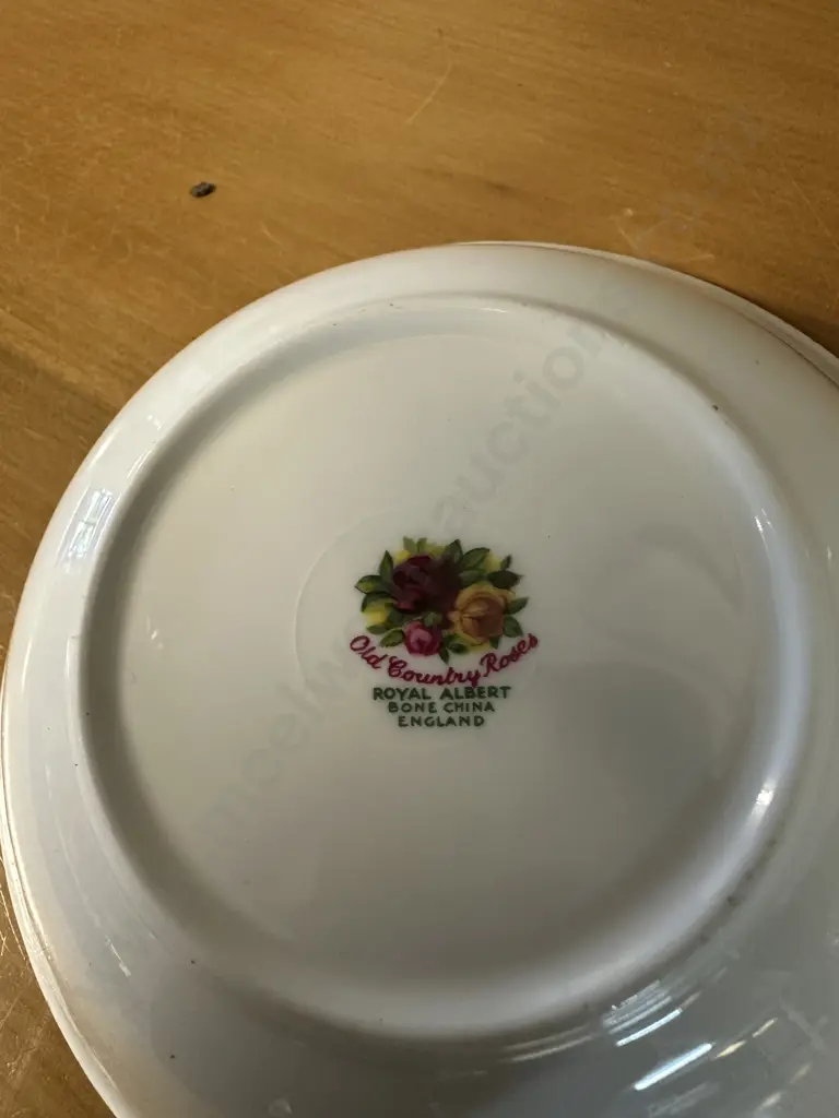 Royal Albert Old Country Roses Bone China Dessert Bowls x6 Made In England 1962-1973 Image 1++