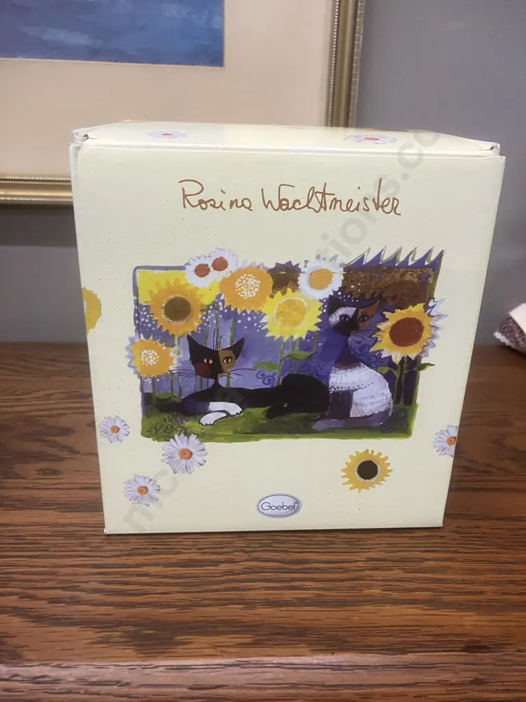 Vintage Goebel Rosina Wachtmeister Tealight Candle Holder With Original Box Image 1++