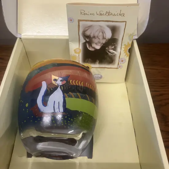 Vintage Goebel Rosina Wachtmeister Tealight Candle Holder With Original Box