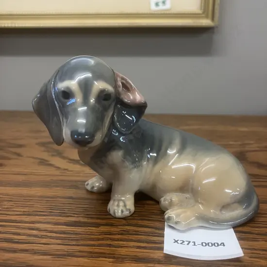 Vintage Royal Copenhagen Denmark Dachshund Dog # 3140