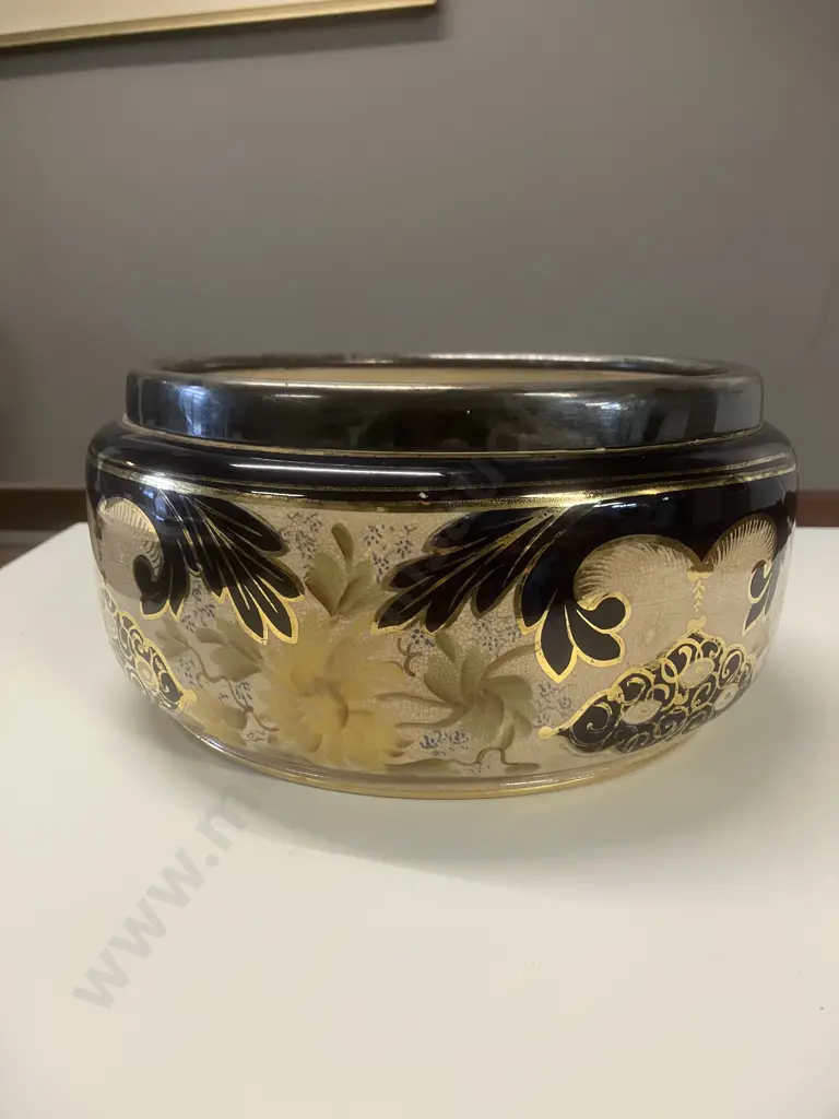 William Wood & Co Burslem England Large Imari Bowl. c1875-1932 (10.5 x 22cm) Image 1++