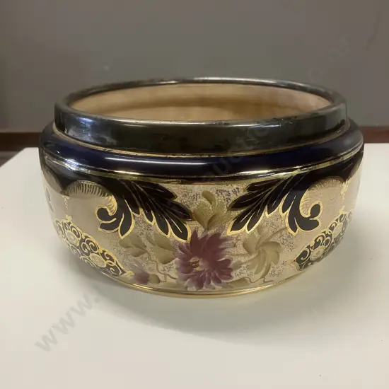 William Wood & Co Burslem England Large Imari Bowl. c1875-1932 (10.5 x 22cm)