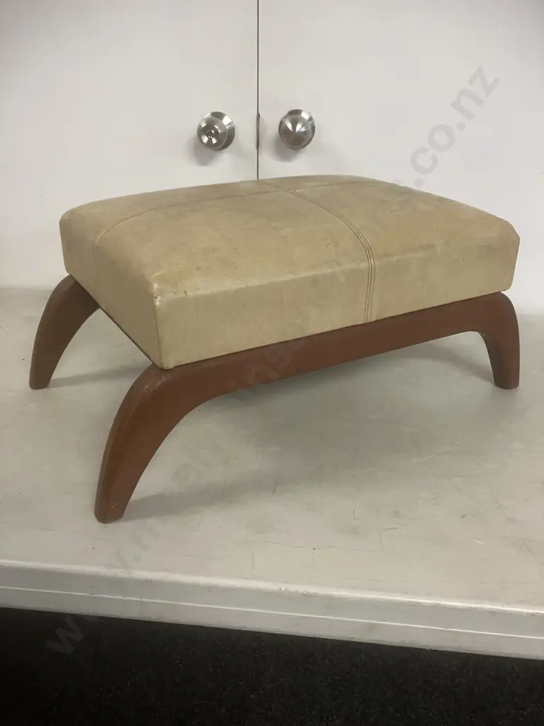 Mid Century Footstool by Fler Furniture circa 1960. H26 W62 D35cm Image 1++