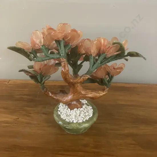 Vintage Jade Bonsai Plant. 23 x 24cm