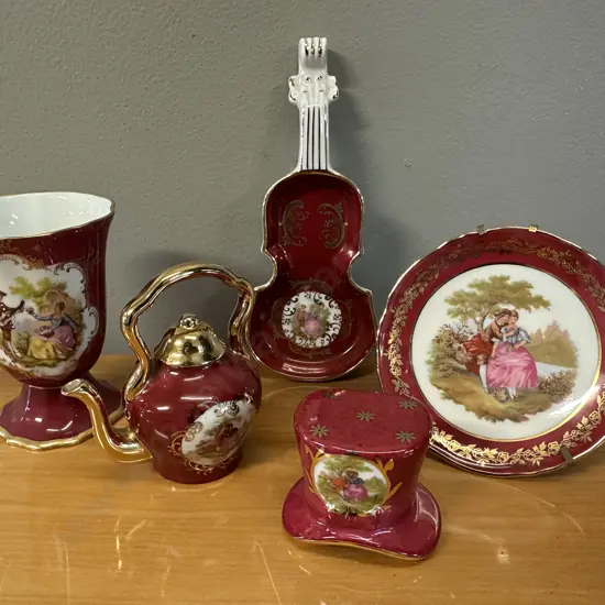 Selection Of Limoges Items